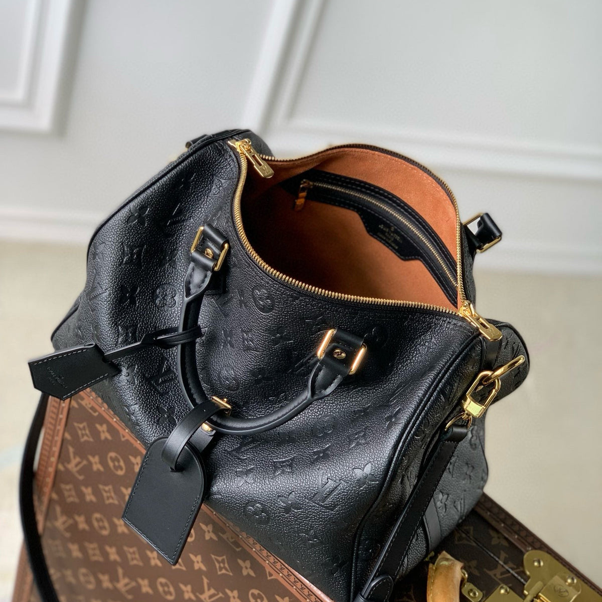 Louis Vuitton Bags- Louis Vuitton Lou Speedy Soft 30 Bag Luxury Designer Leather Handbag