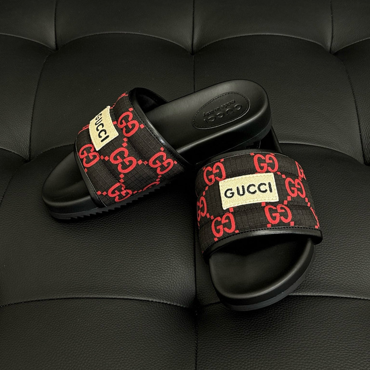 Gucci Shoes- Gucci Slides Premium Designer Casual Shoes
