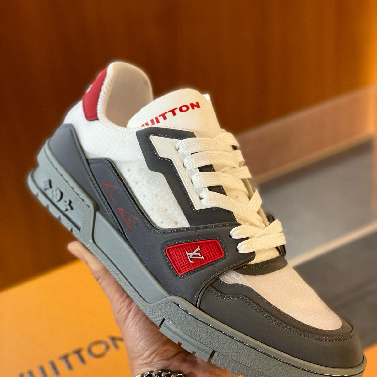 Louis Vuitton Shoes- Louis Vuitton Lou Trainers Premium Designer Casual Shoes