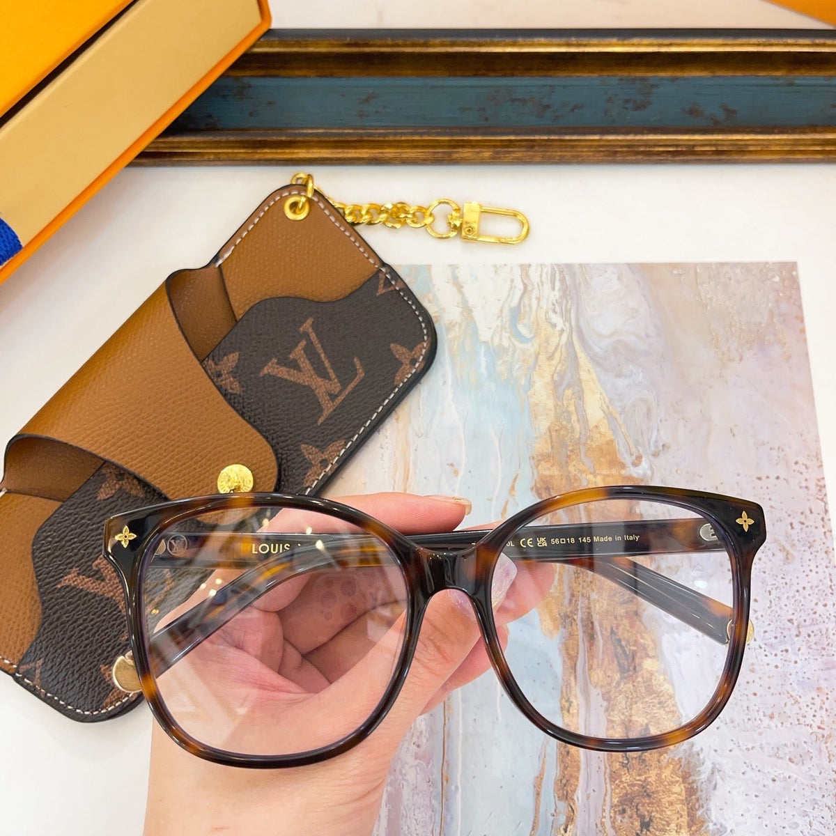 Louis Vuitton Sunglasses- Louis Vuitton Lou Sunglasses Premium Fashion Designer Sunglasses