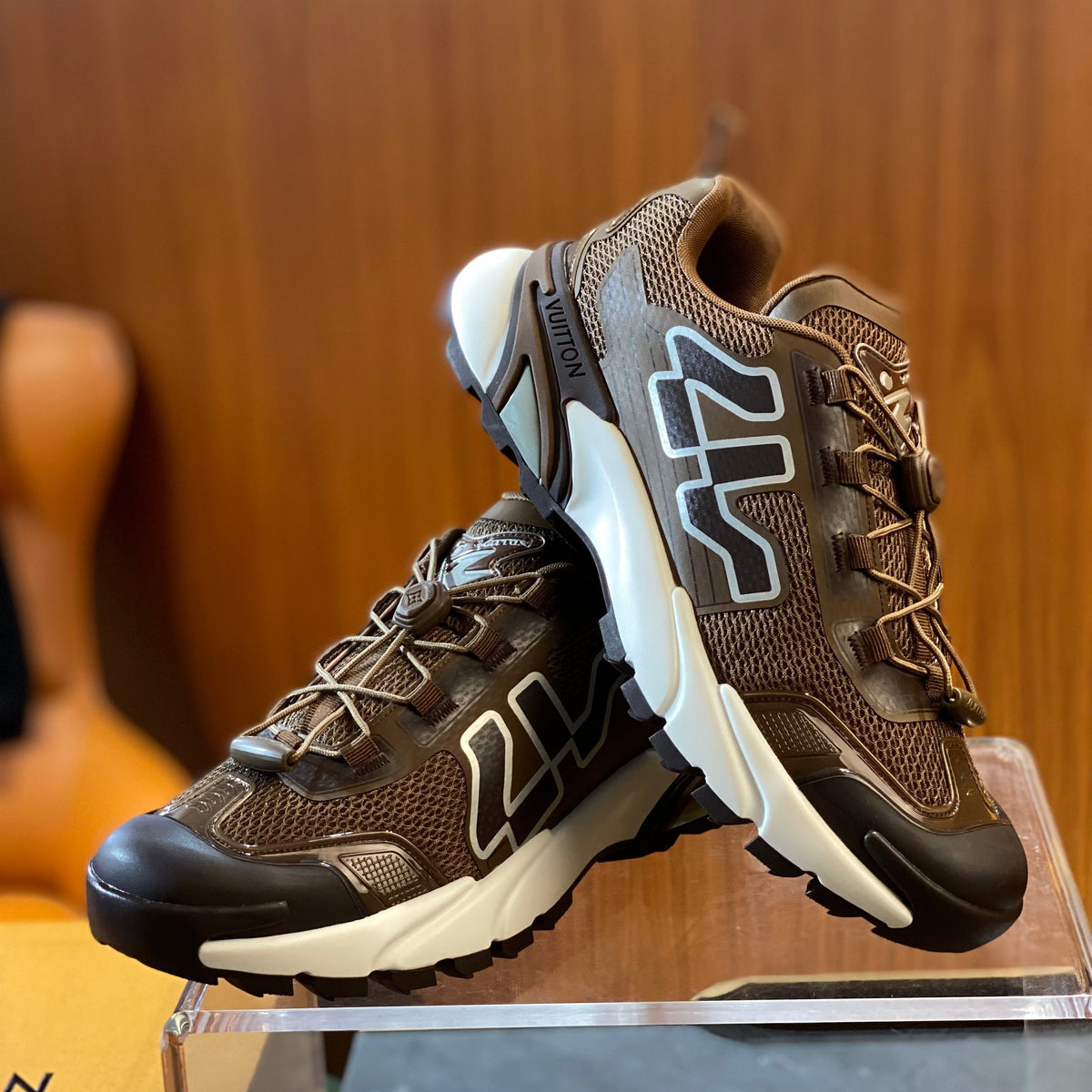 Louis Vuitton Shoes- Louis Vuitton Lou Runner Tatic Sneaker Premium Designer Casual Shoes