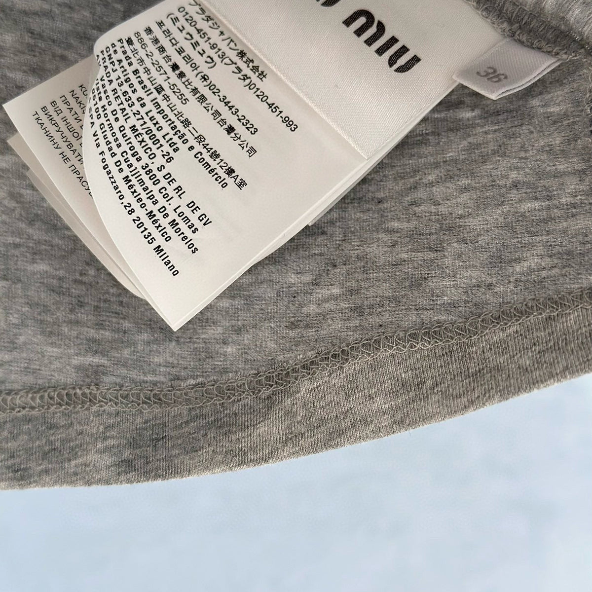 Tops- Miu M Top Premium Designer Casual Top