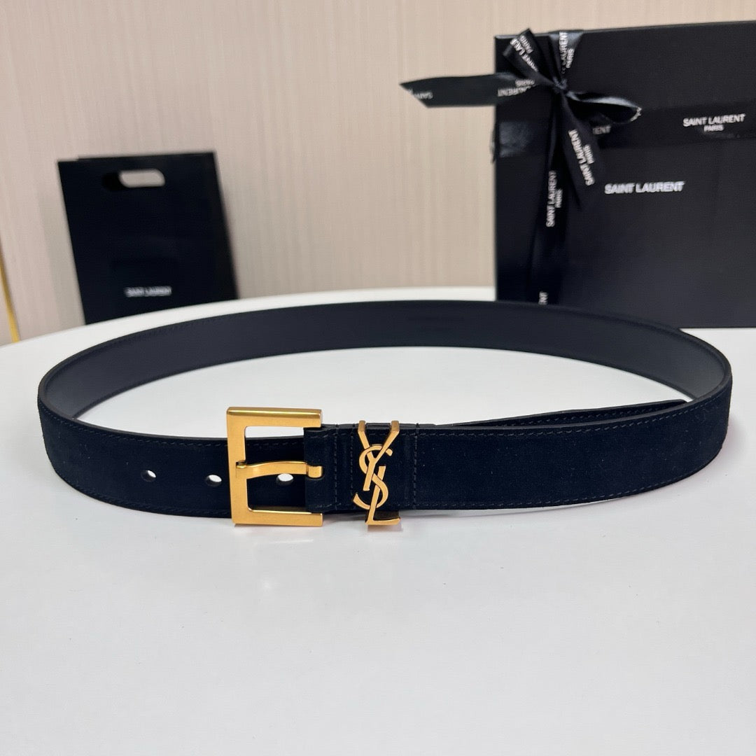 Saint Laurent Belts- Saint Laurent Belt 3 Cm Classic Everyday Designer Belt