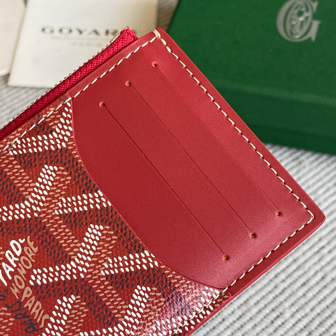 Wallets- Goya Bourbon Card Holder Compact Luxury Card Wallet