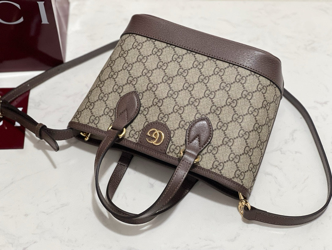 Gucci Bags- Gucci Ophidia Mini Tote Bag Elegant Everyday Designer Handbag