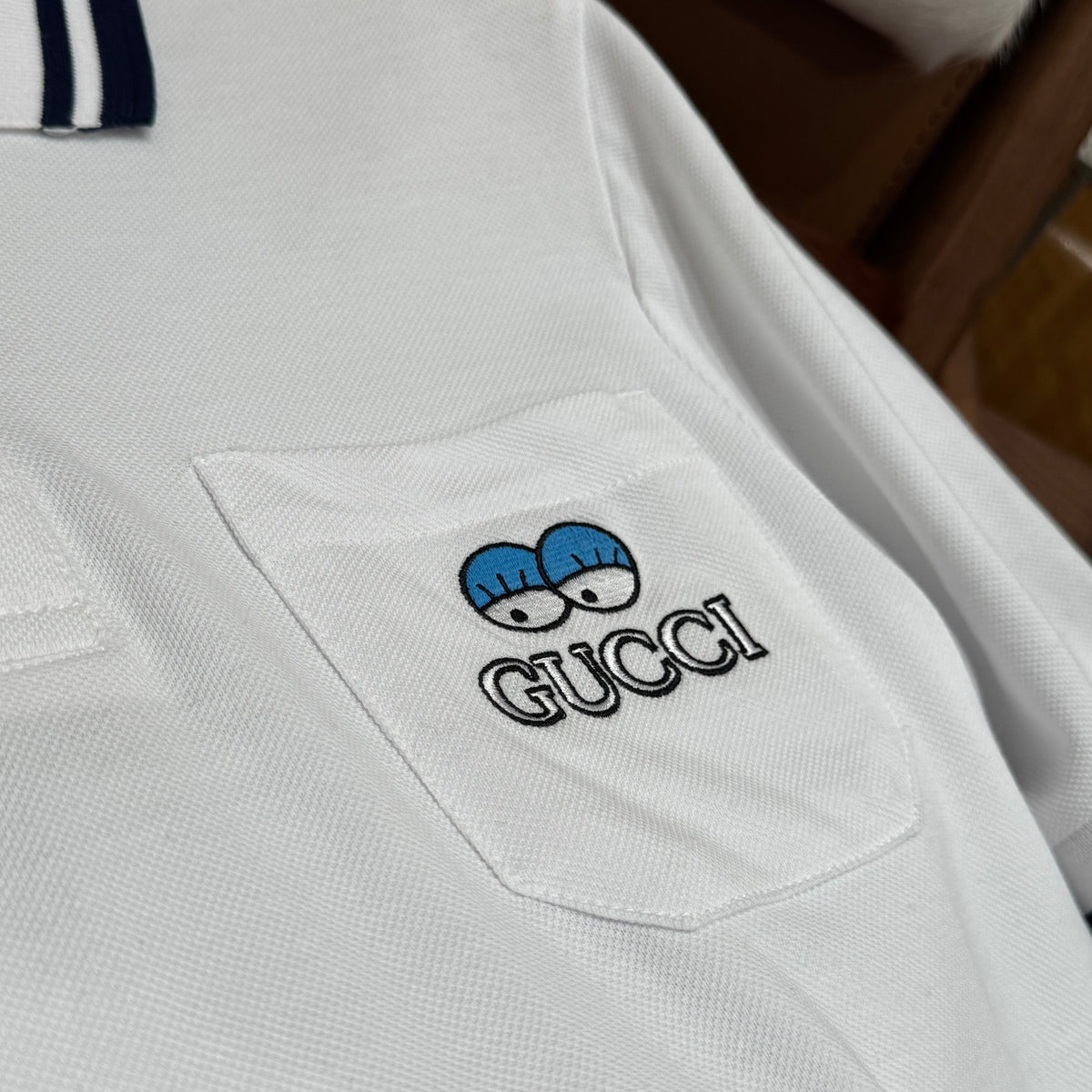 Gucci Polo Shirts- Gucci Polo Shirt Classic Designer Cotton Polo Shirt