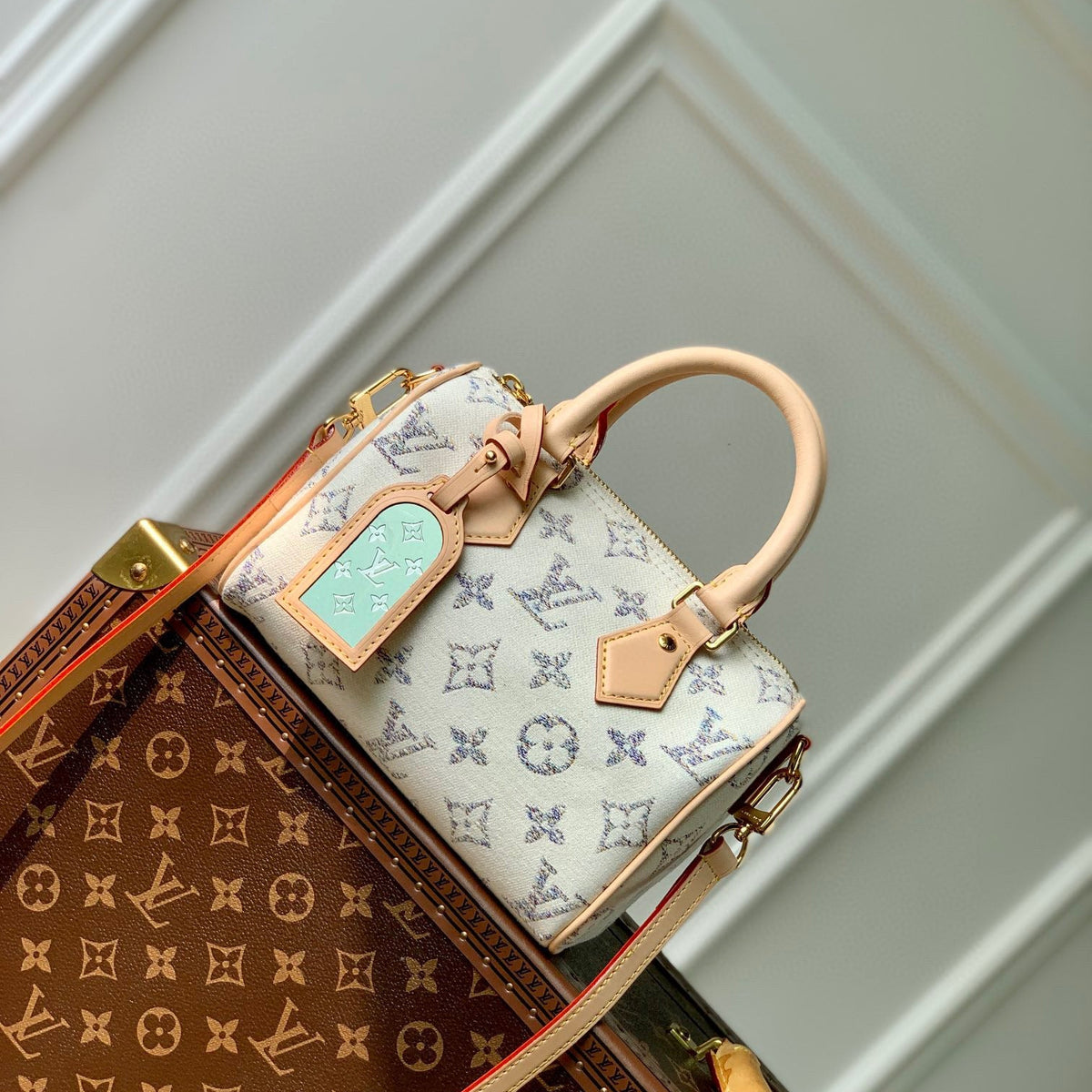 Louis Vuitton Bags- Louis Vuitton Lou Speedy Bandoulière 20 Bag Elegant Everyday Designer Handbag