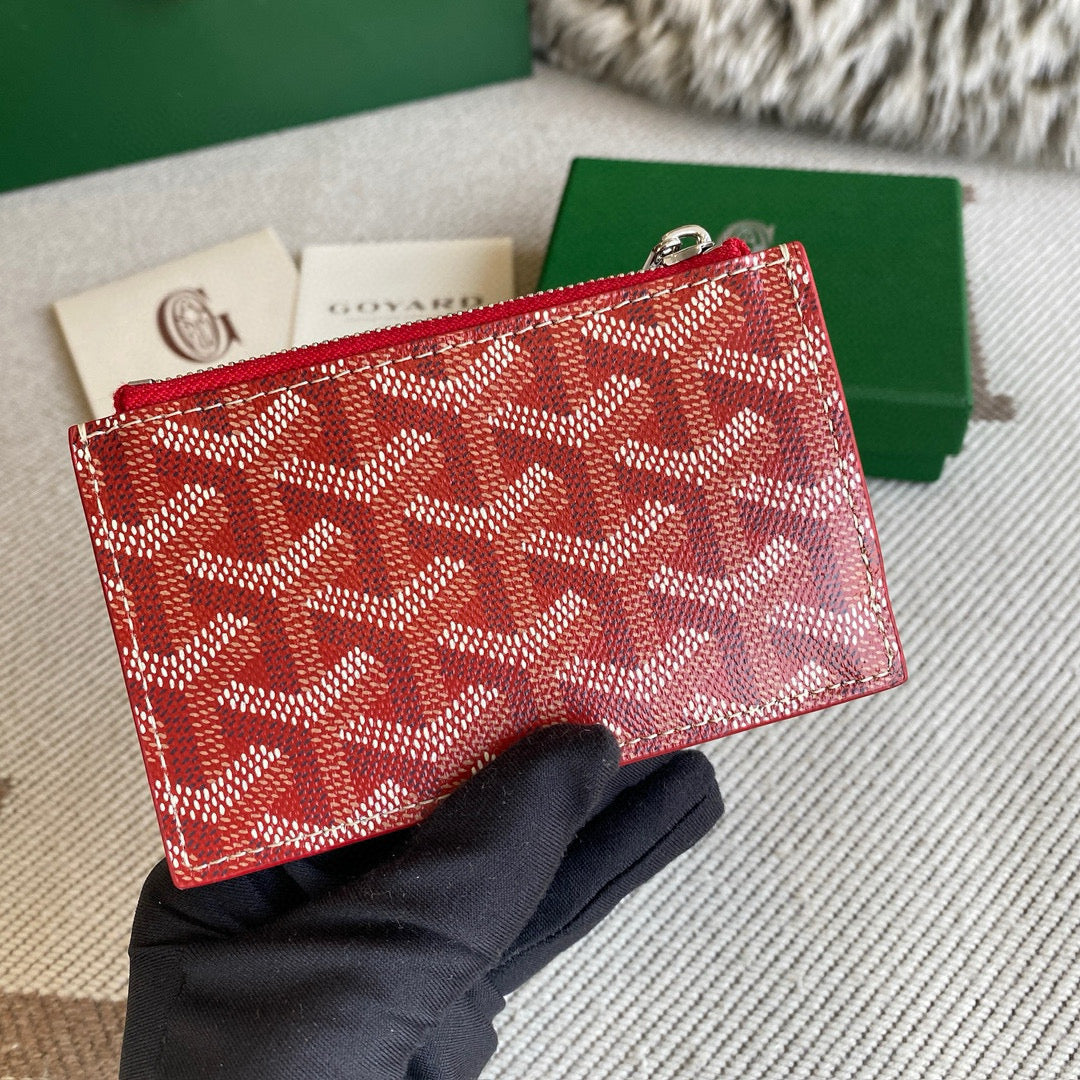Wallets- Goya Bourbon Card Holder Compact Luxury Card Wallet