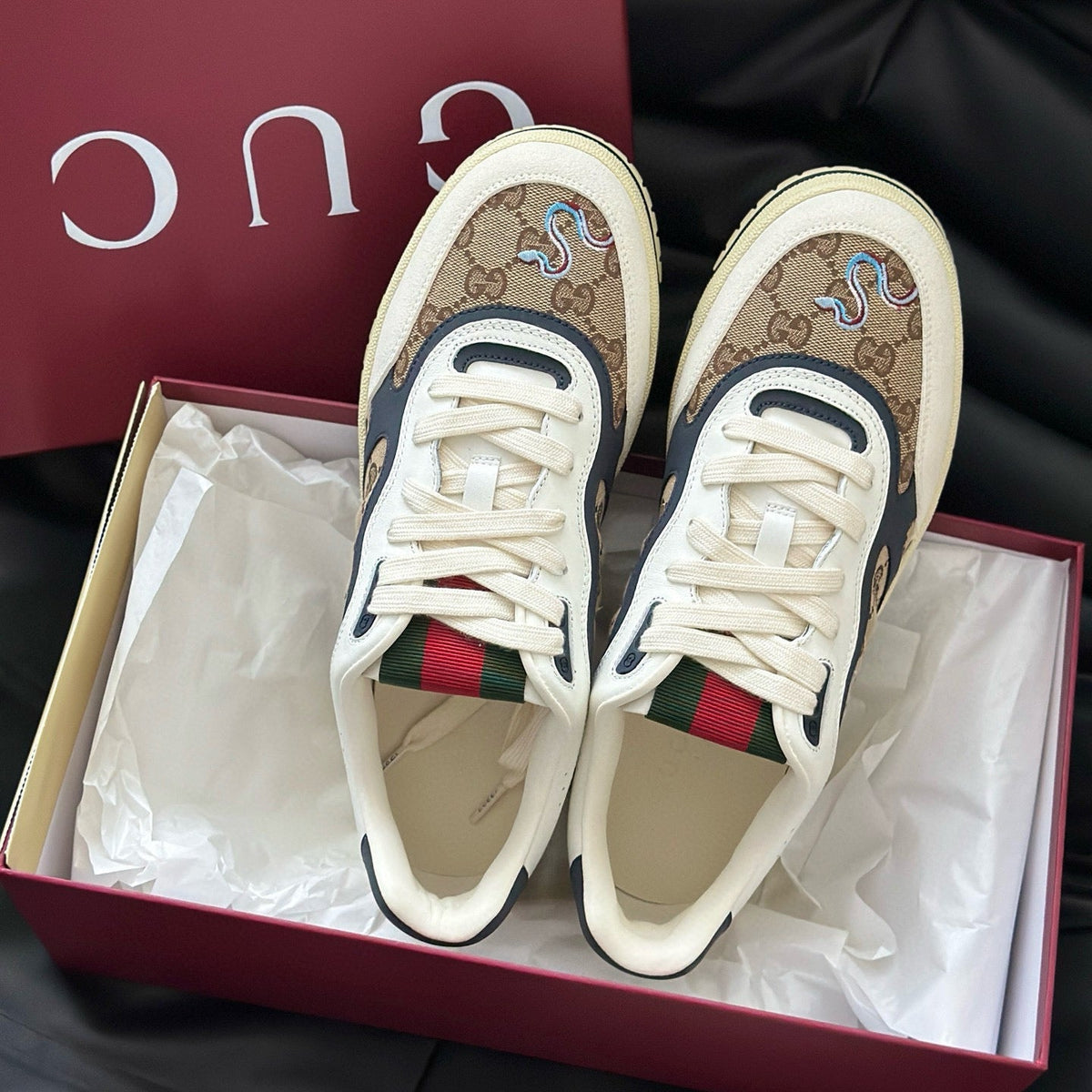 Gucci Shoes- Gucci Re Web Sneaker Comfortable Everyday Designer Shoes