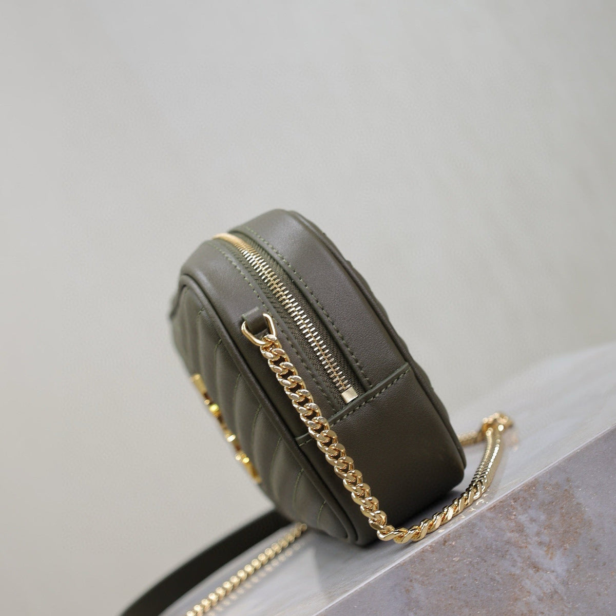 Saint Laurent Bags- Saint Laurent Lou Mini Bag Elegant Everyday Designer Handbag