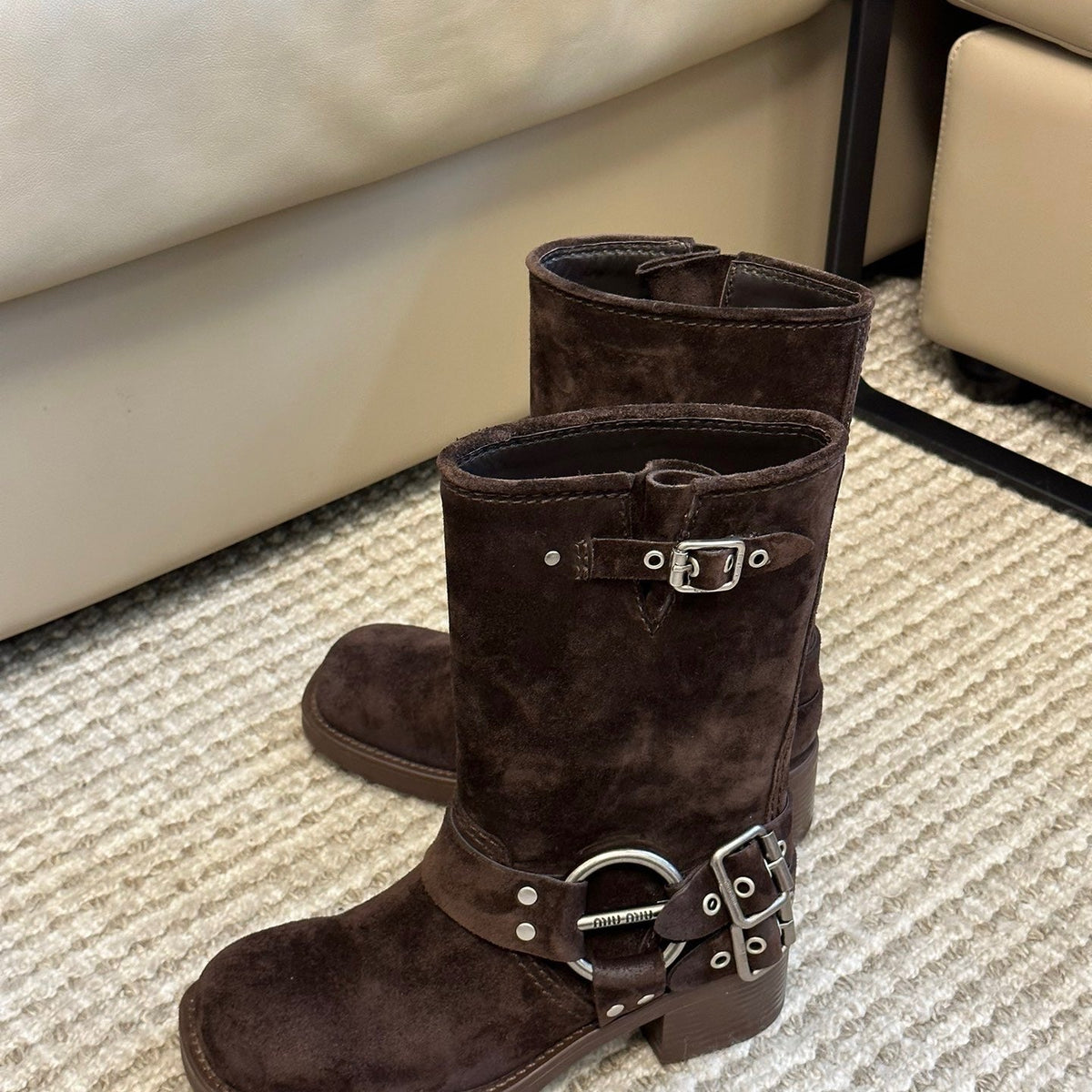 Shoes? Miu M Boots Premium Designer Casual Shoes