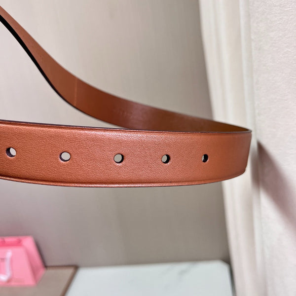 Belts- Miu M Belt 3 Cm Premium Leather Designer Belt