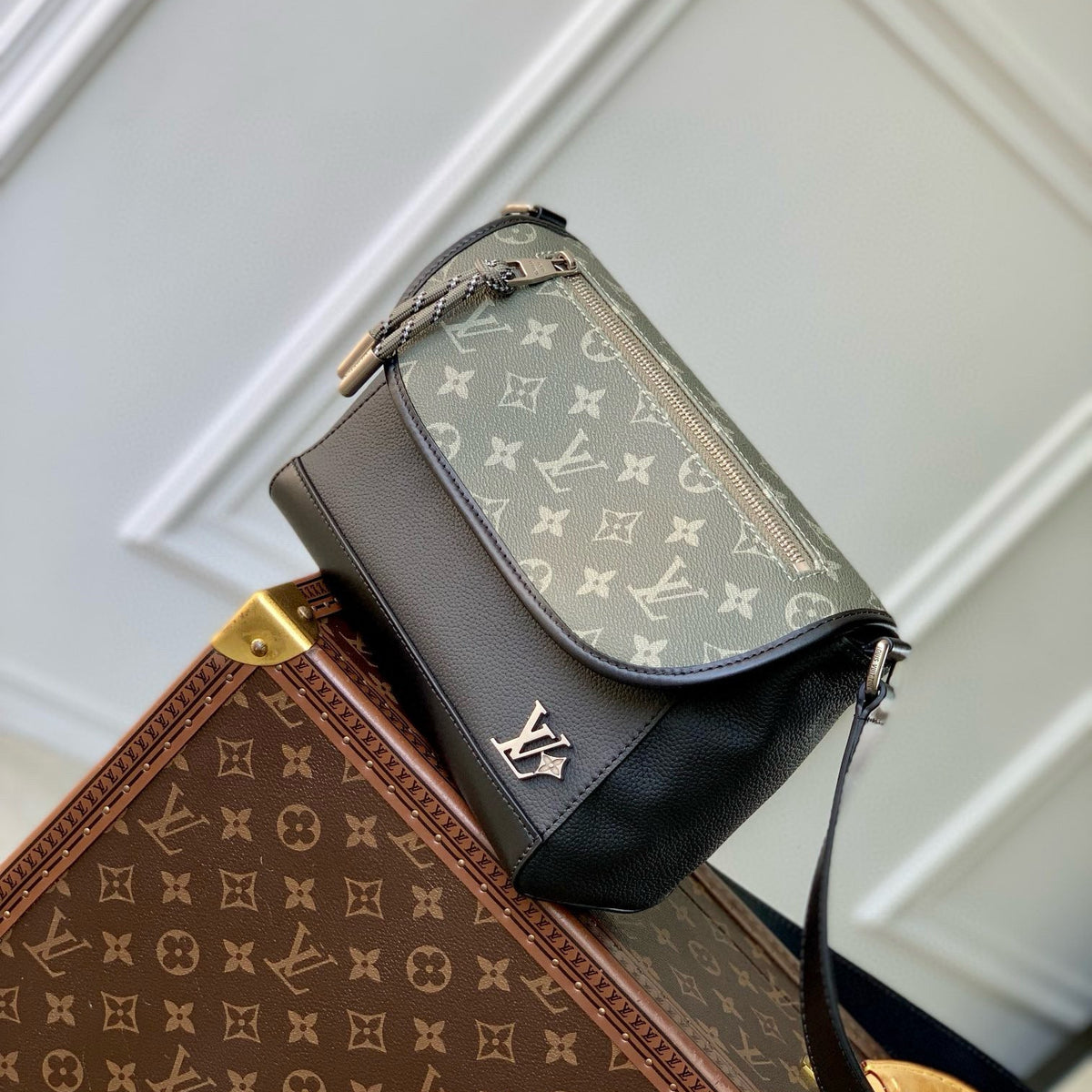 Louis Vuitton Bags- Louis Vuitton Lou Pulse Messenger Bag Luxury Designer Leather Handbag