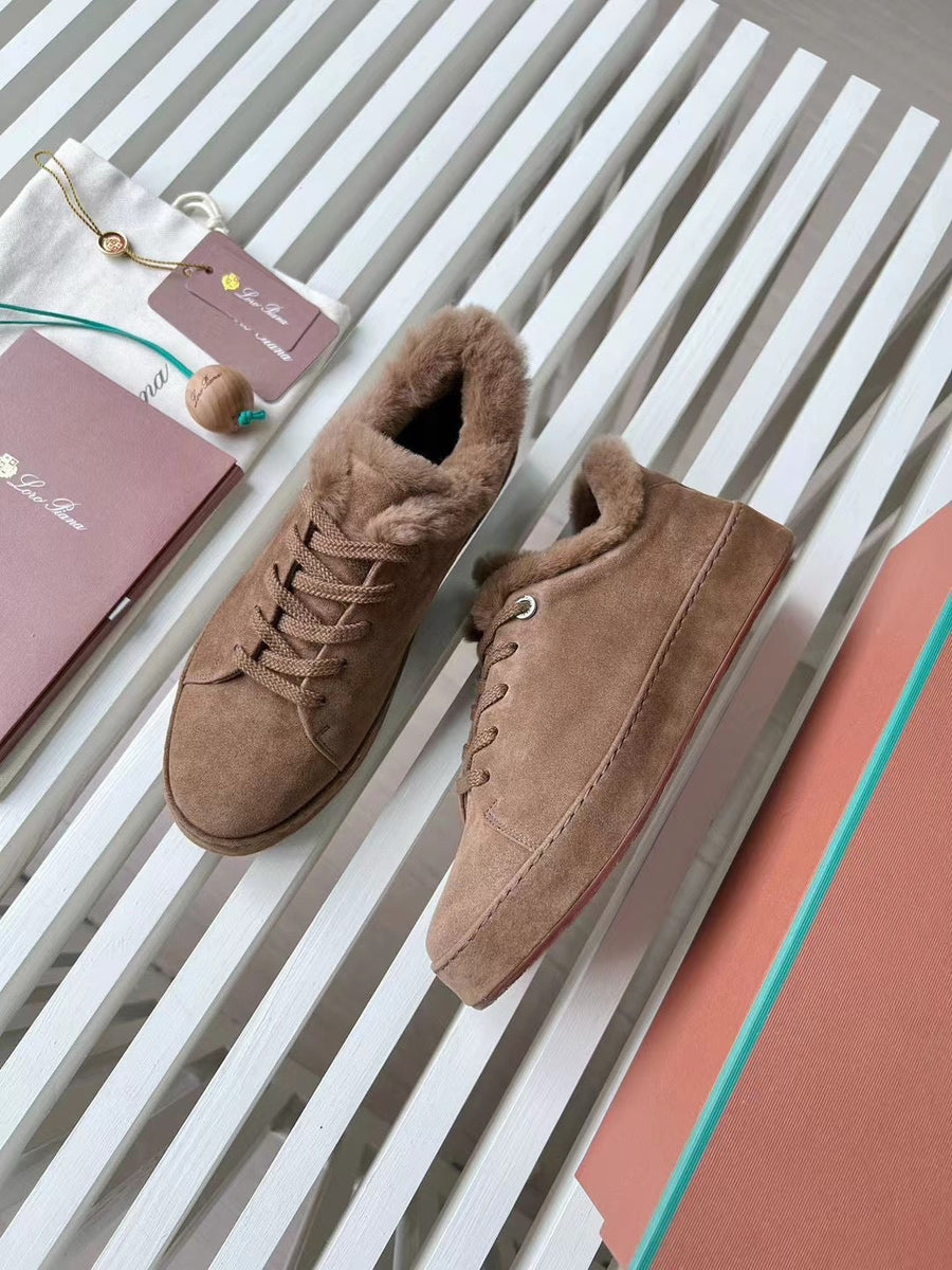 Shoes- Loro P Fur Nuages Sneakers Premium Designer Casual Shoes