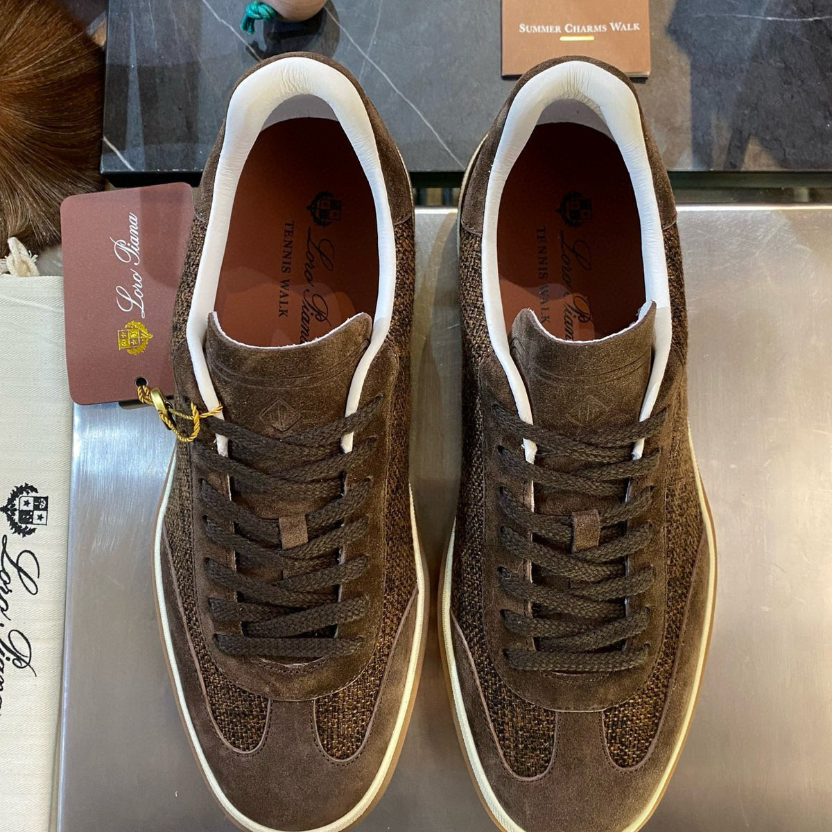 Shoes- Loro P Tennis Walk Sneakers Premium Designer Casual Shoes