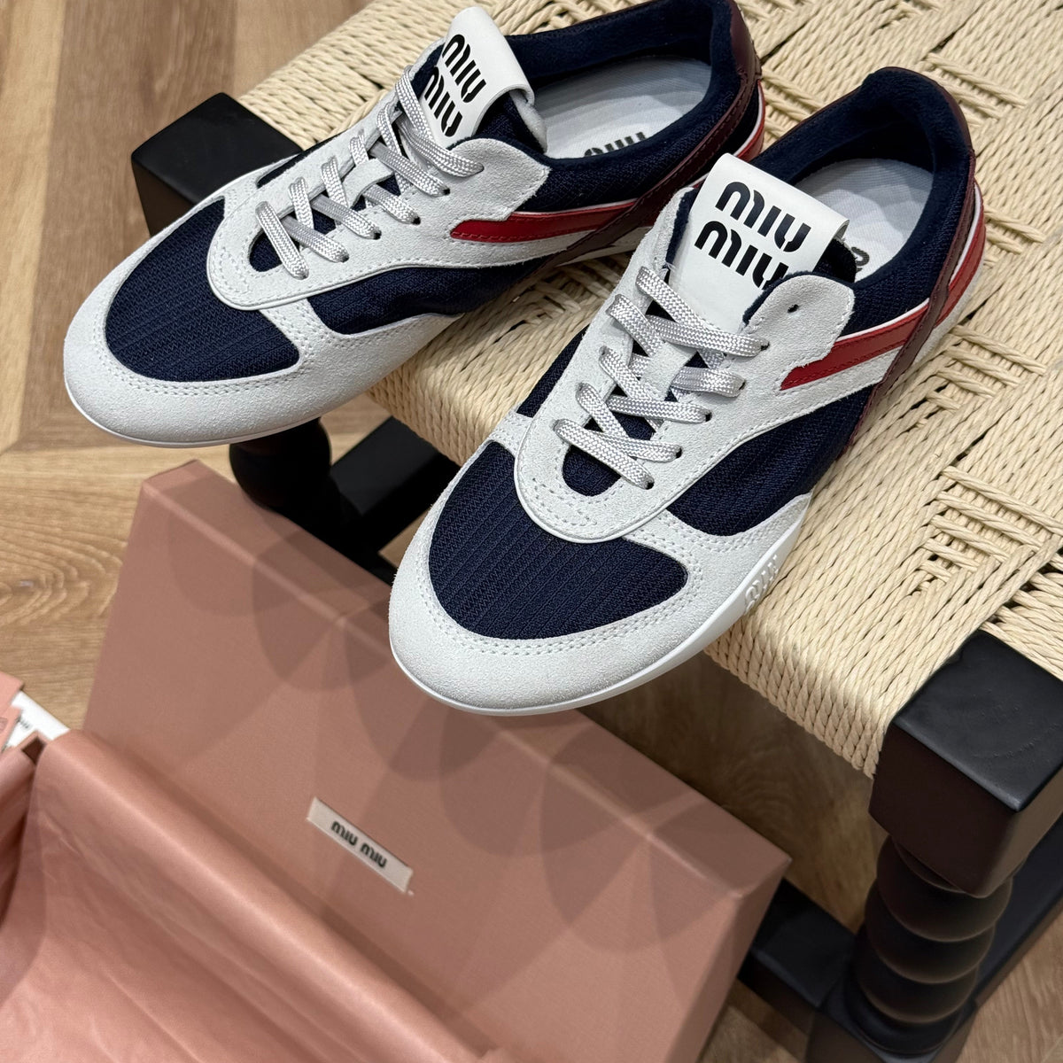 Shoes- Miu M Trainers Luxury Lifestyle Designer Footwear