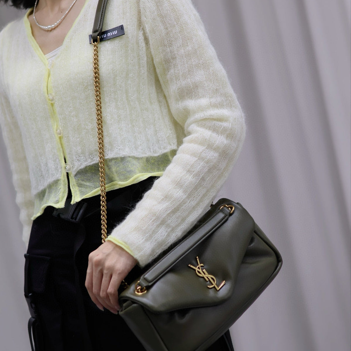 Saint Laurent Bags- Saint Laurent Calypso Medium Bag Premium Designer Shoulder Bag