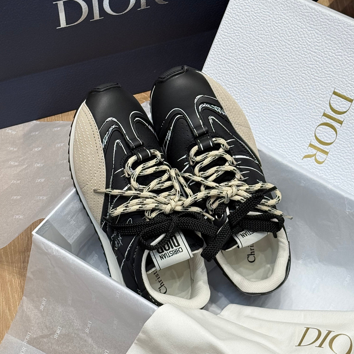 Dior Shoes- Dior D-sketch Sneaker Premium Designer Casual Shoes