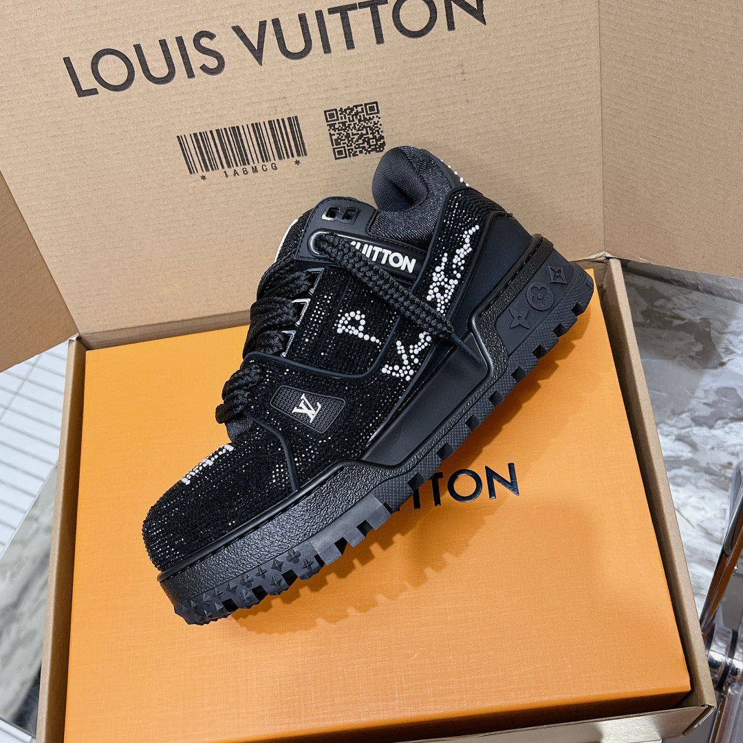 Louis Vuitton Shoes- Louis Vuitton Lou Trainers Luxury Lifestyle Designer Footwear