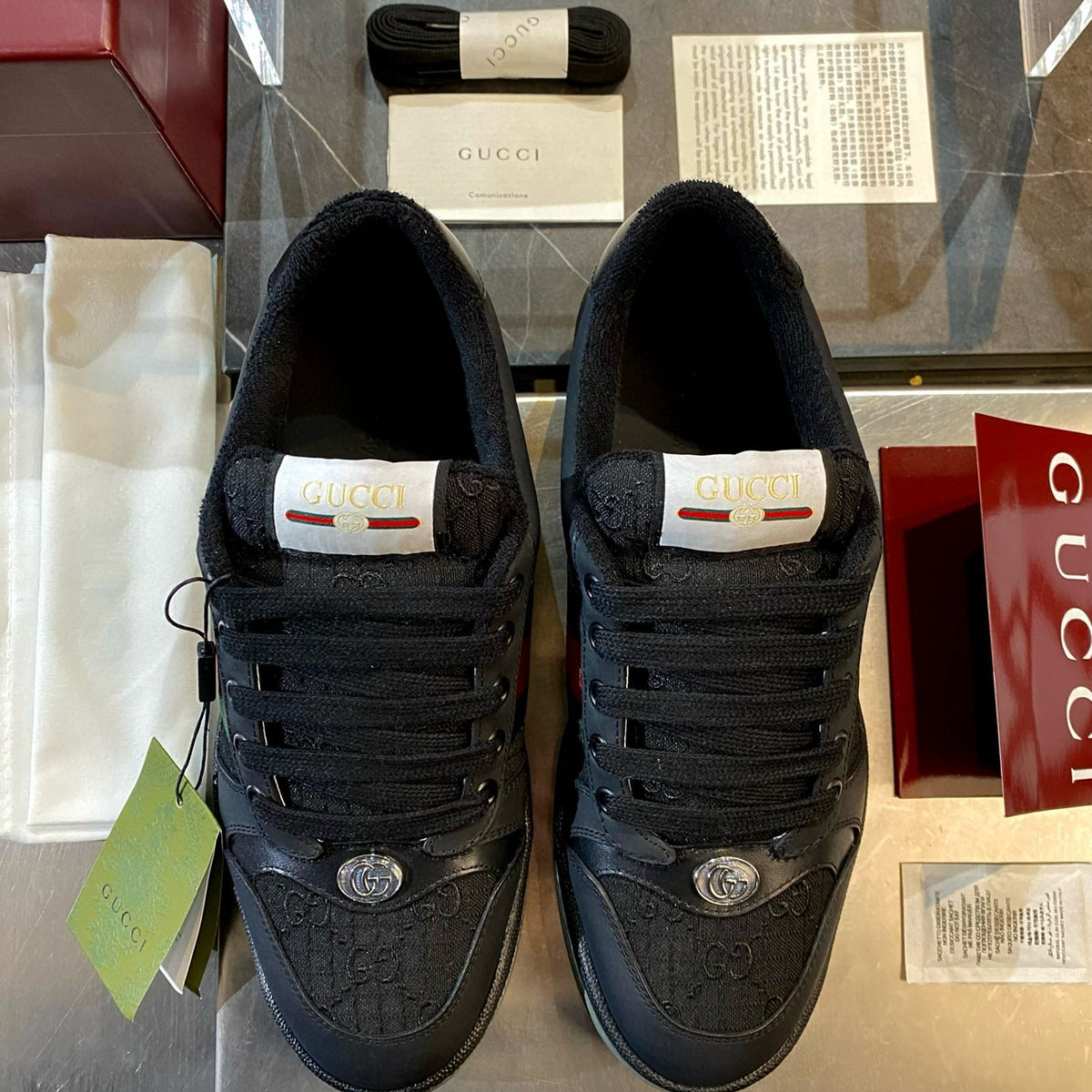 Gucci Shoes- Gucci Screener Trainers Comfortable Everyday Designer Shoes
