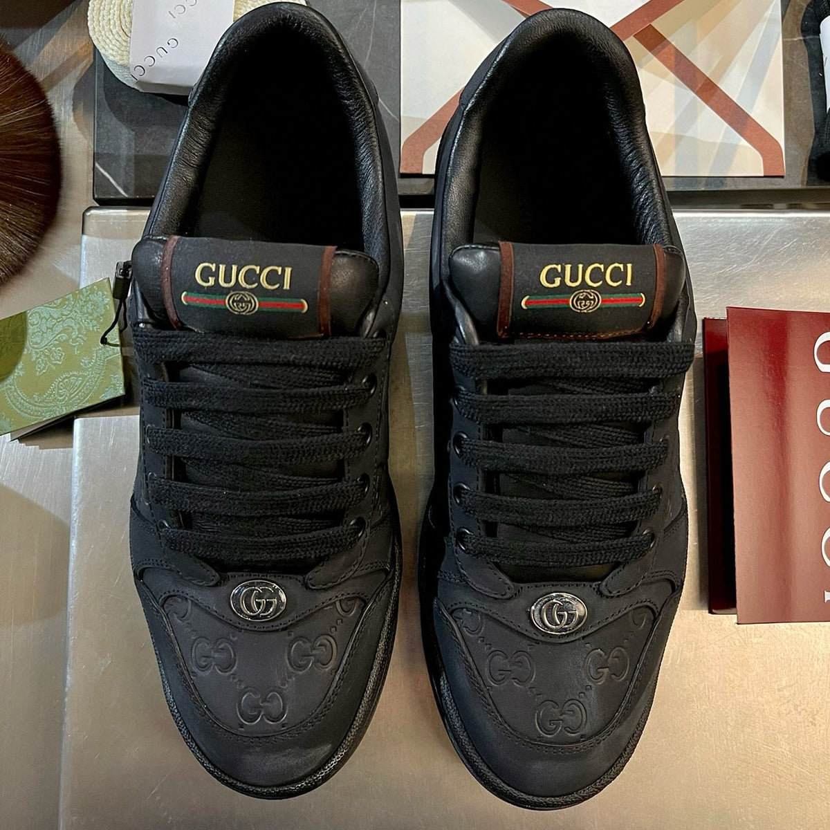 Gucci Shoes- Gucci Screener Trainers Premium Designer Casual Shoes