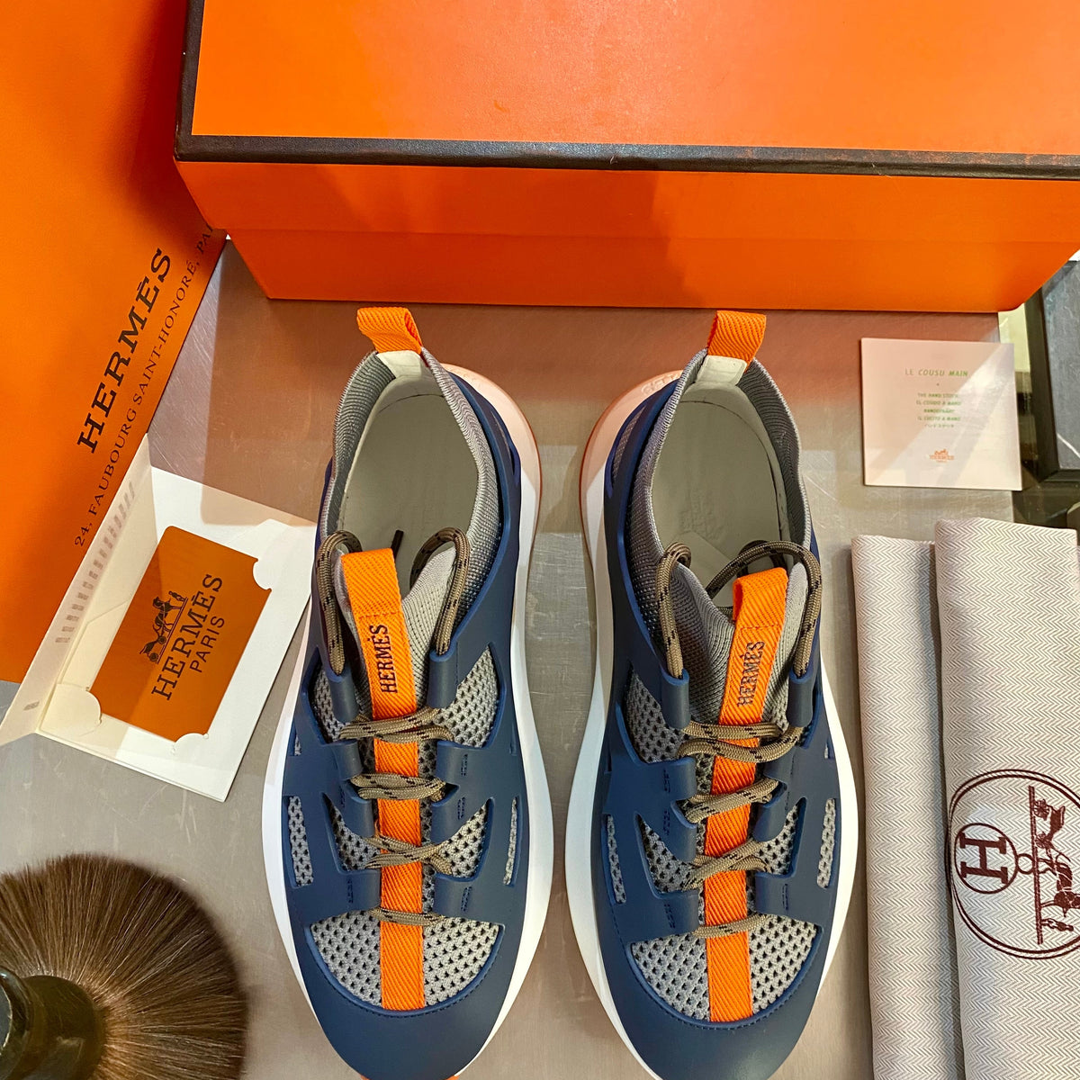 Shoes- Herm Katana Sneakers Premium Designer Casual Shoes