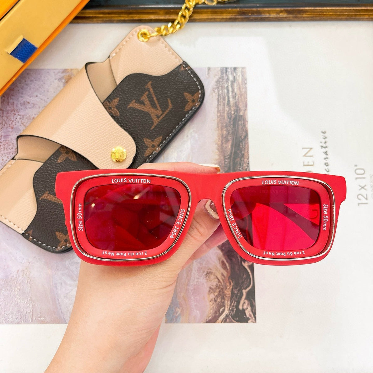 Louis Vuitton Sunglasses- Louis Vuitton Lou Sunglasses Luxury Designer UV Sunglasses