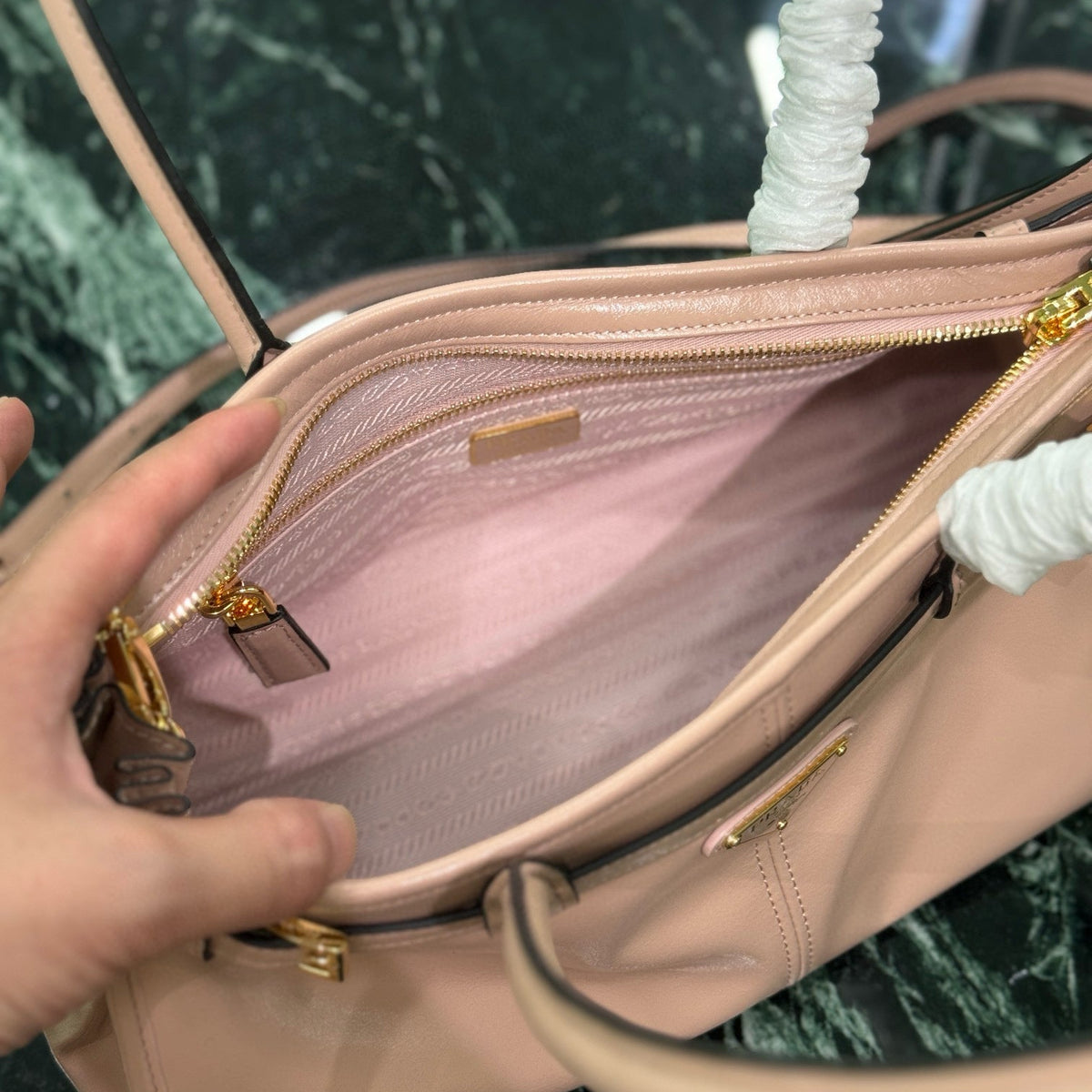 Bags- Pd Medium Leather Handbag Luxury Designer Leather Handbag