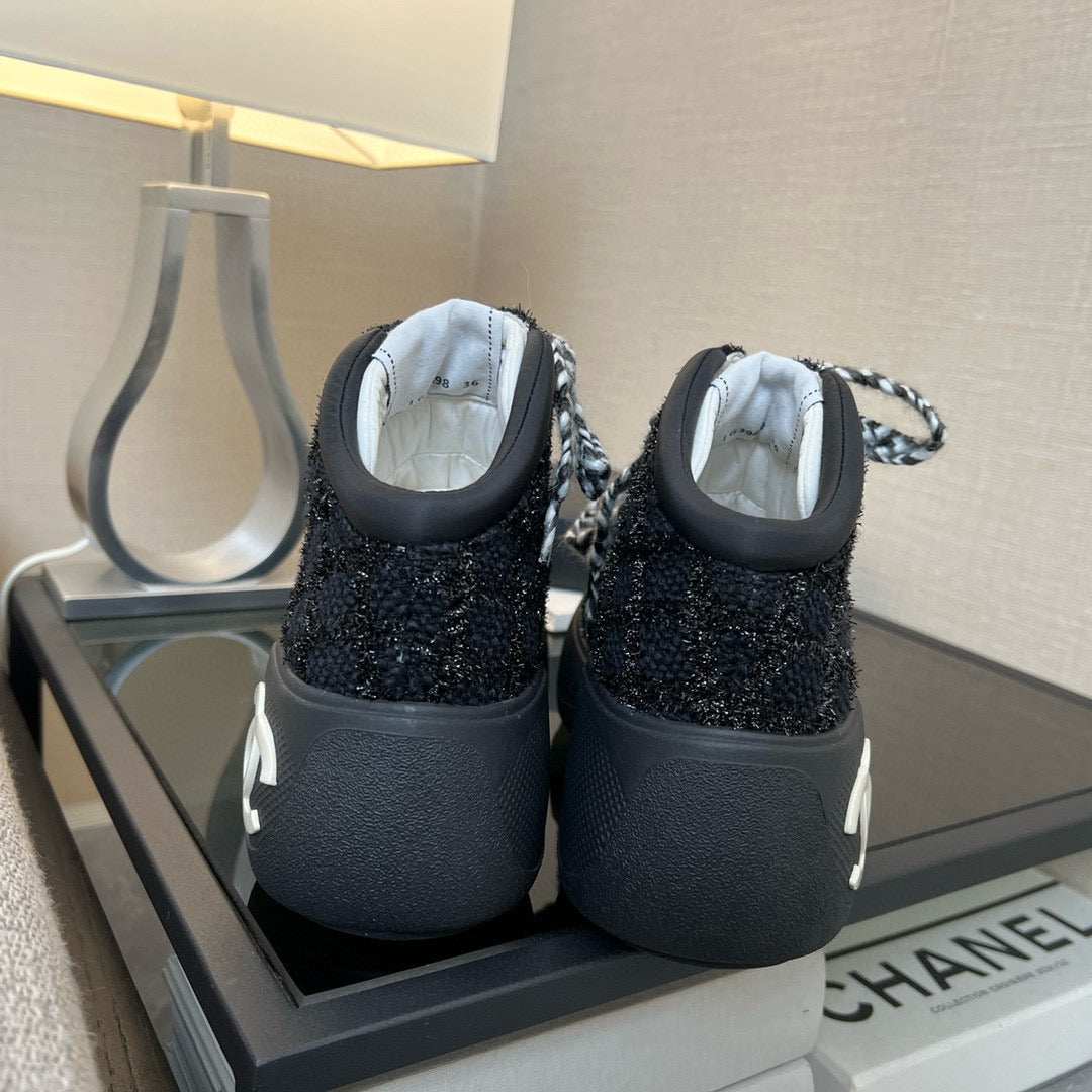 Chanel Shoes- Chanel Trainer Boots Comfortable Everyday Designer Shoes