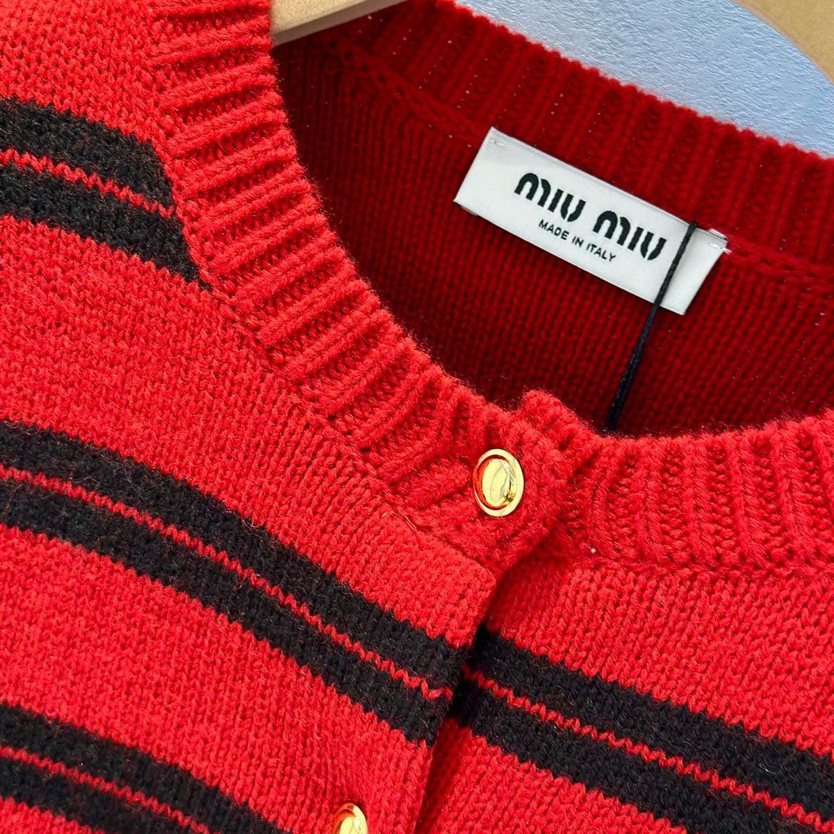 Sweaters- Miu M Cardigan Premium Casual Designer Knitwear