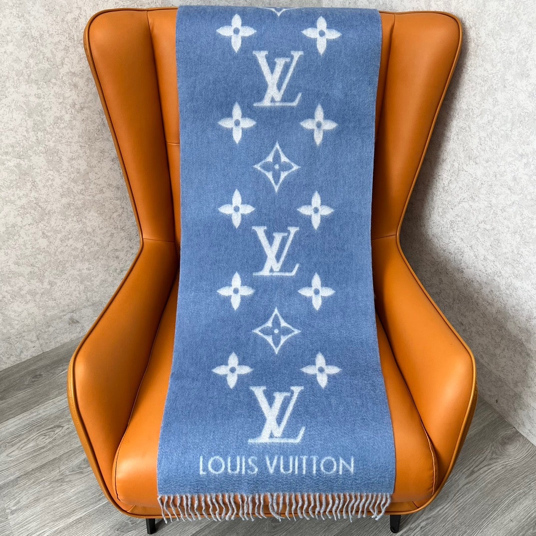 Louis Vuitton Scarves- Louis Vuitton Lou Scarf Luxury Designer Silk Scarf