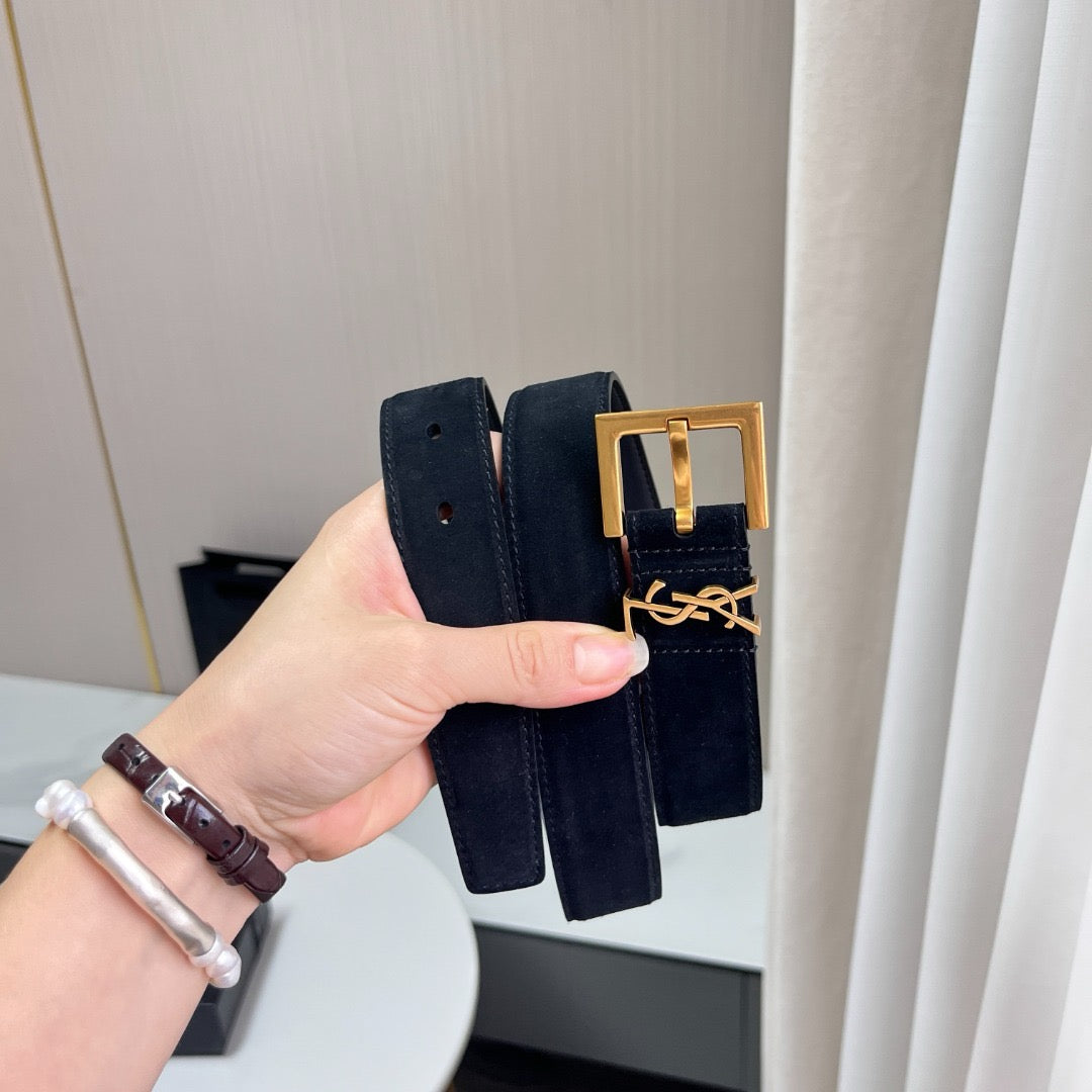 Saint Laurent Belts- Saint Laurent Belt 3 Cm Classic Everyday Designer Belt