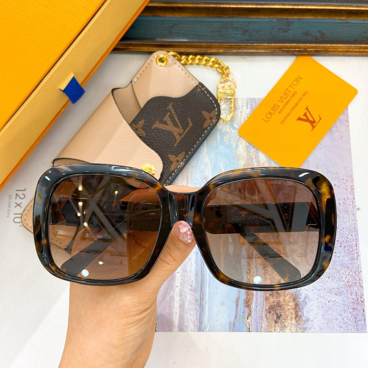 Louis Vuitton Sunglasses- Louis Vuitton Lou Sunglasses Premium Fashion Designer Sunglasses