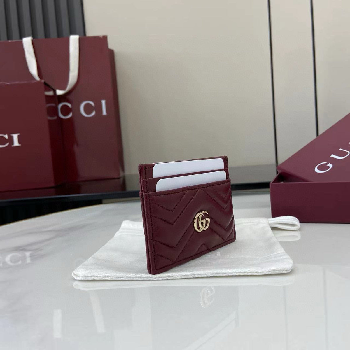 Gucci Wallets- Gucci Card Holder Compact Luxury Card Wallet