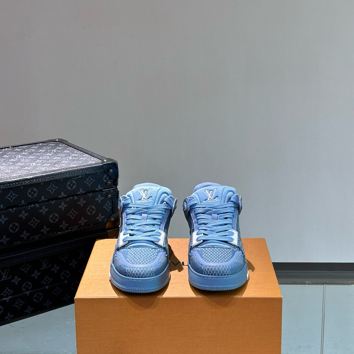 Louis Vuitton Shoes- Louis Vuitton Lou Trainers Premium Designer Casual Shoes