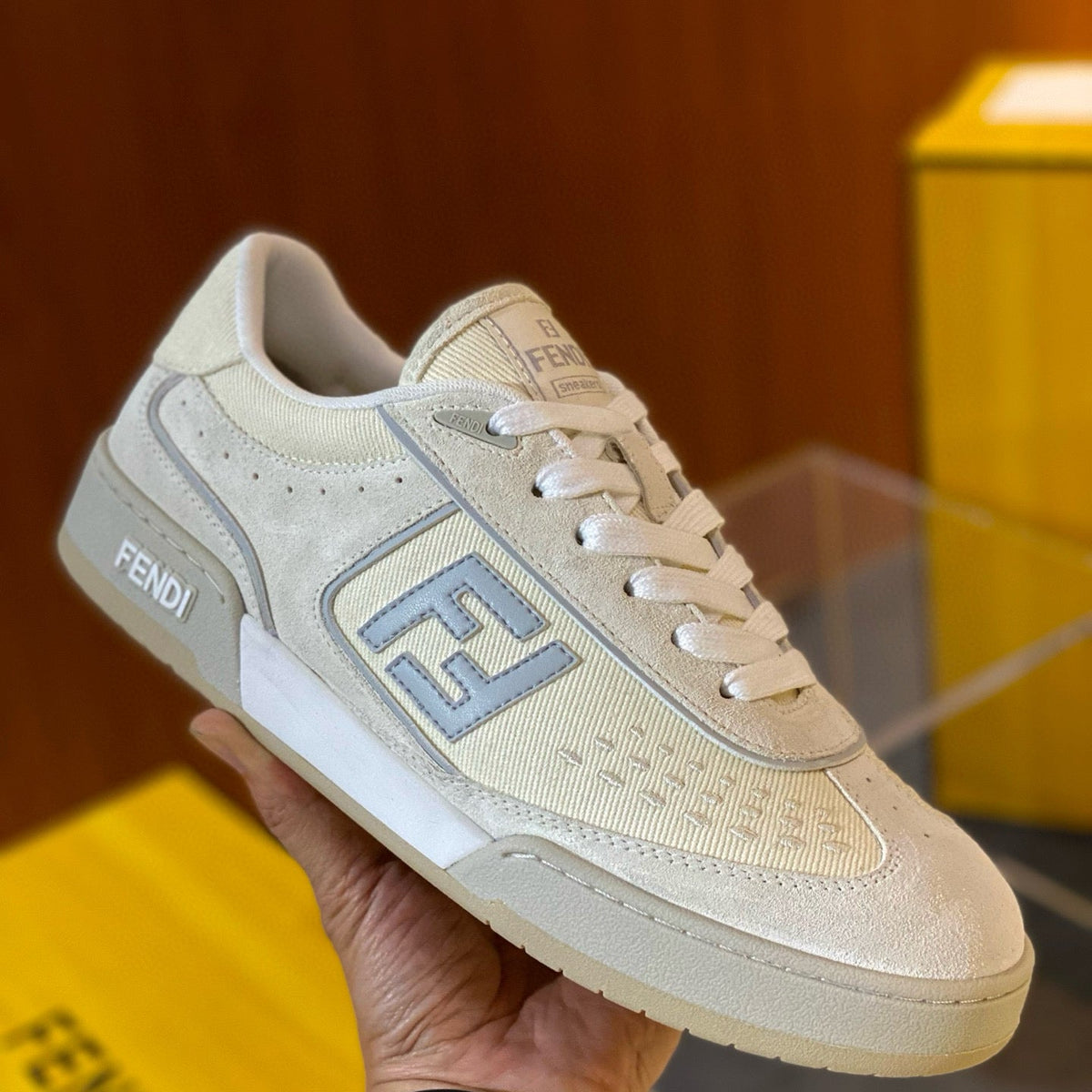 Shoes- Fen Match Sneaker Premium Designer Casual Shoes