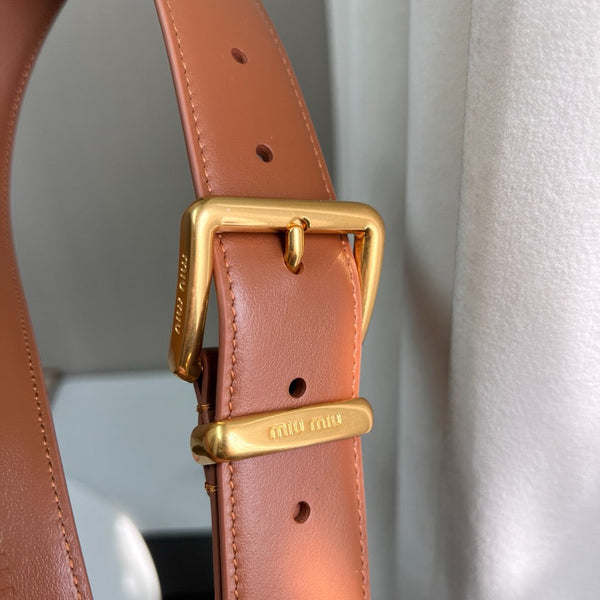 Belts- Miu M Belt 3.5 Cm Classic Everyday Designer Belt