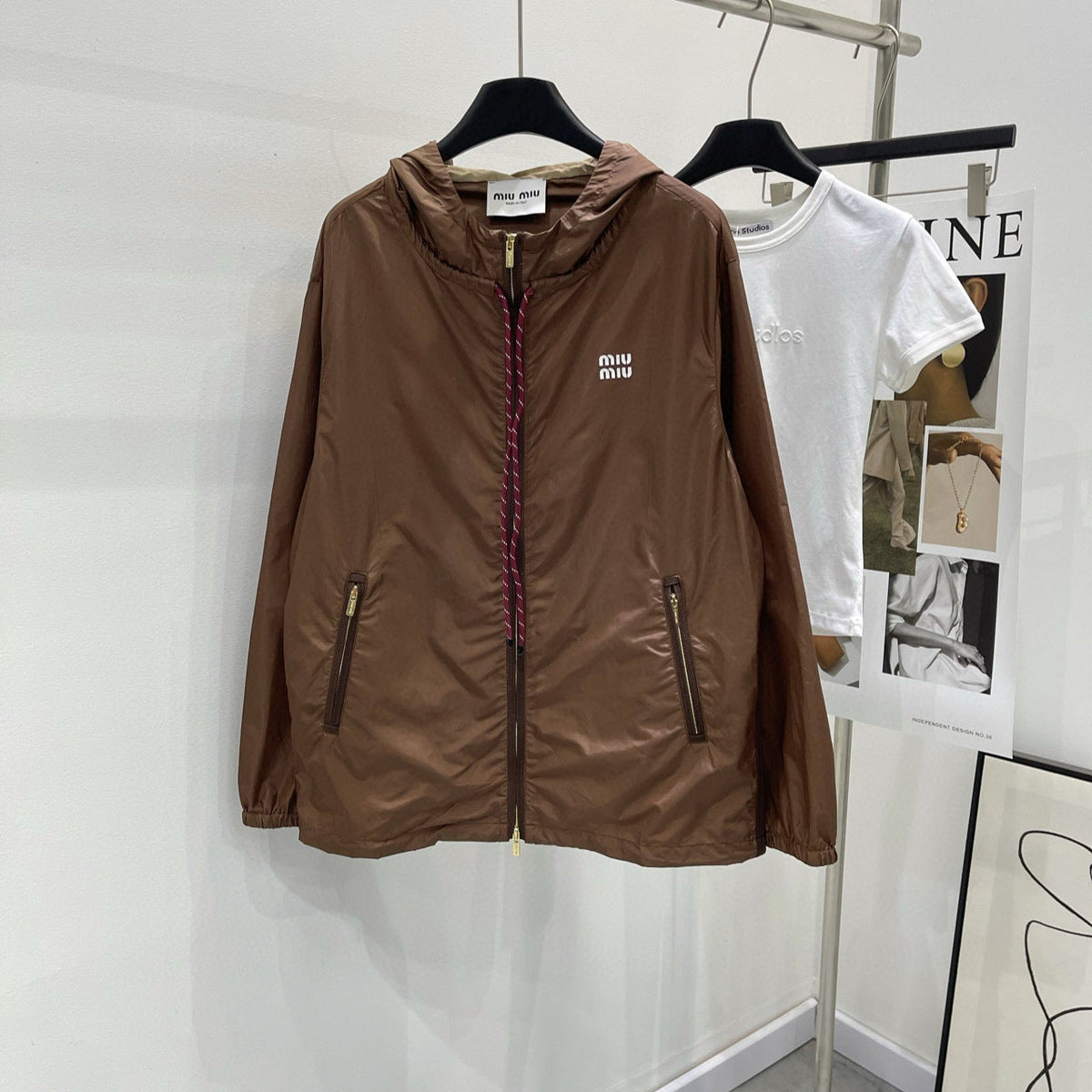 Jackets- Miu M Jacket Luxury Designer Outerwear Jacket