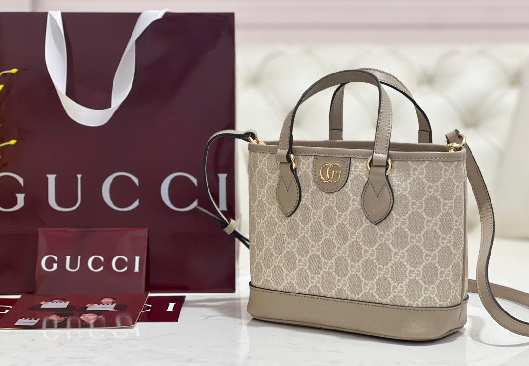 Gucci Bags- Gucci Ophidia Mini Tote Bag Elegant Everyday Designer Handbag