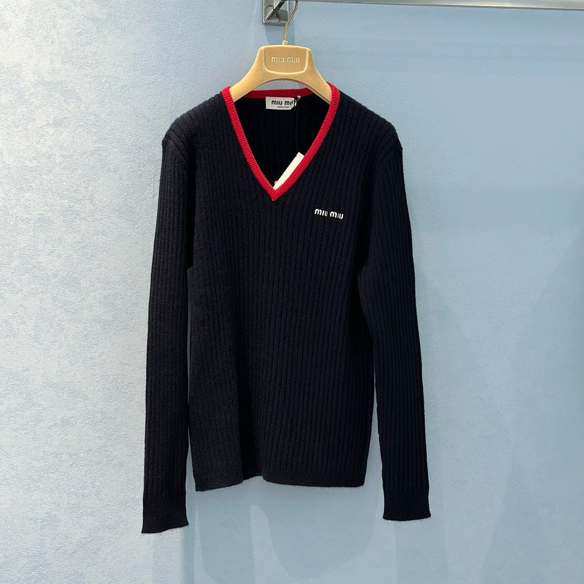 Sweaters- Miu M Sweater Luxury Designer Knit Sweater
