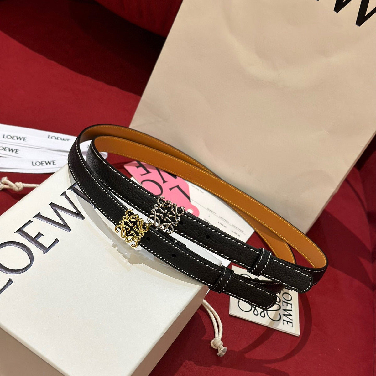 Belts- Loew Belt 20mm Premium Leather Designer Belt