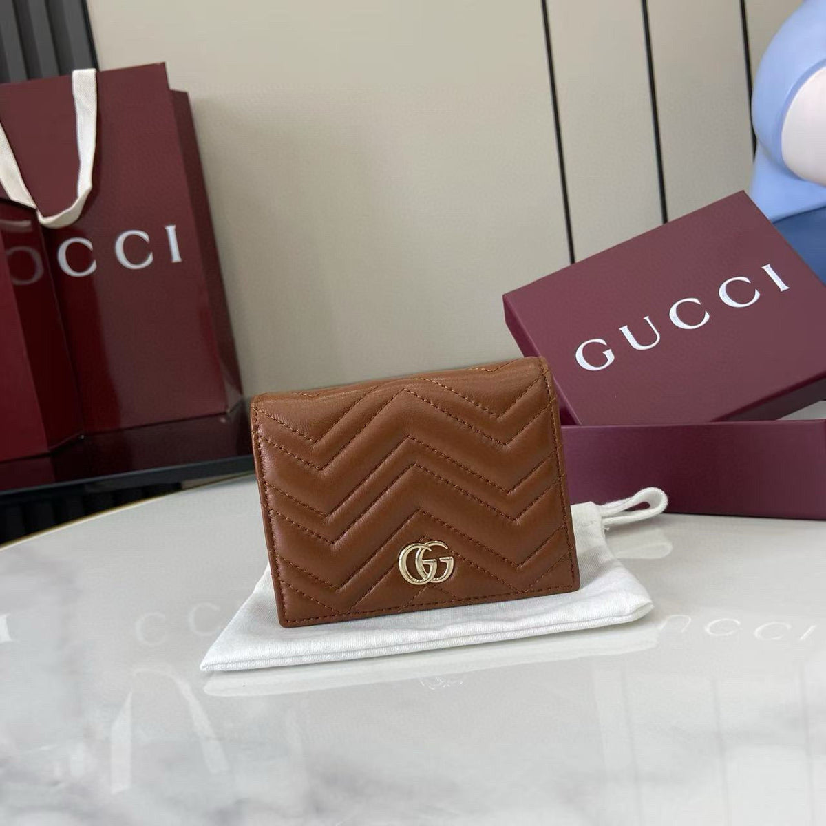 Gucci Wallets- Gucci Marmont Small Wallet Elegant Everyday Leather Wallet