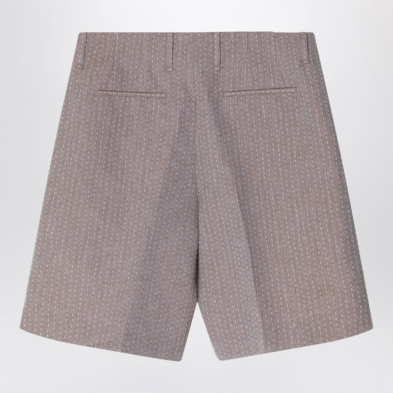 Fendi premium shorts detail and craftsmanship close-up