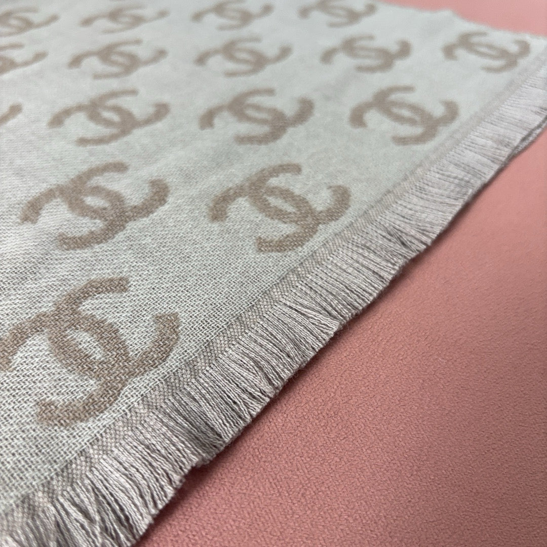 Chanel Scarves- Chanel Scarf Elegant Everyday Designer Scarf