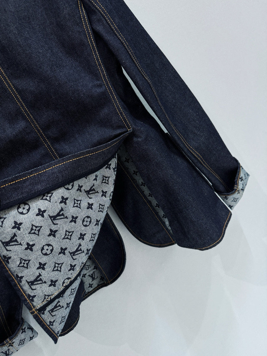 Louis Vuitton Jackets- Louis Vuitton Lou Denim Blazer Stylish Everyday Designer Outerwear