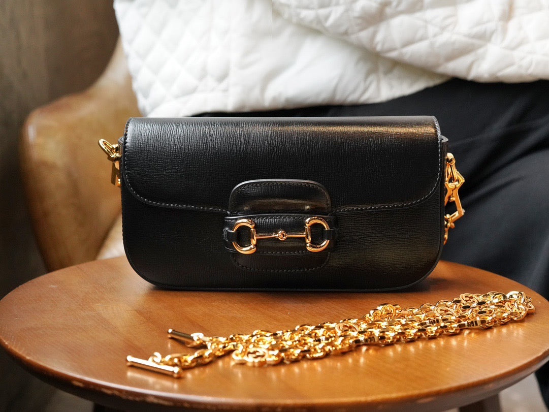 Gucci Bags- Gucci Horsebit 1955 Small Bag Luxury Designer Leather Handbag