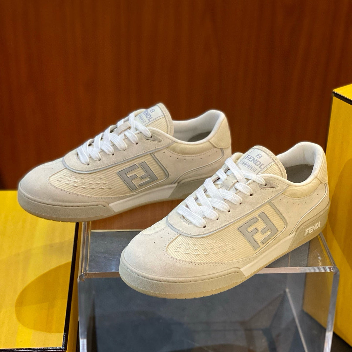 Shoes- Fen Match Sneaker Premium Designer Casual Shoes