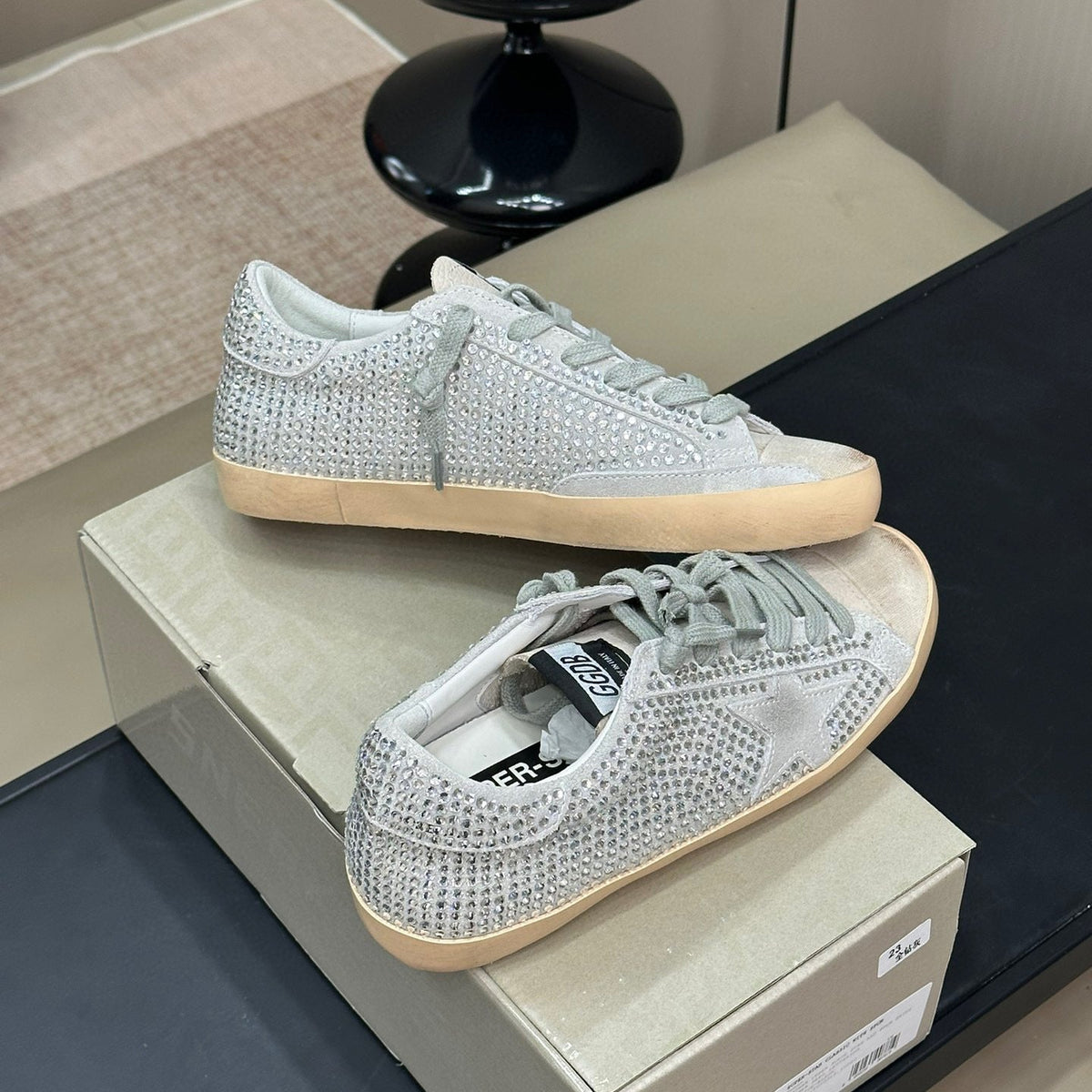 Shoes- Golden G Trainers Premium Designer Casual Shoes