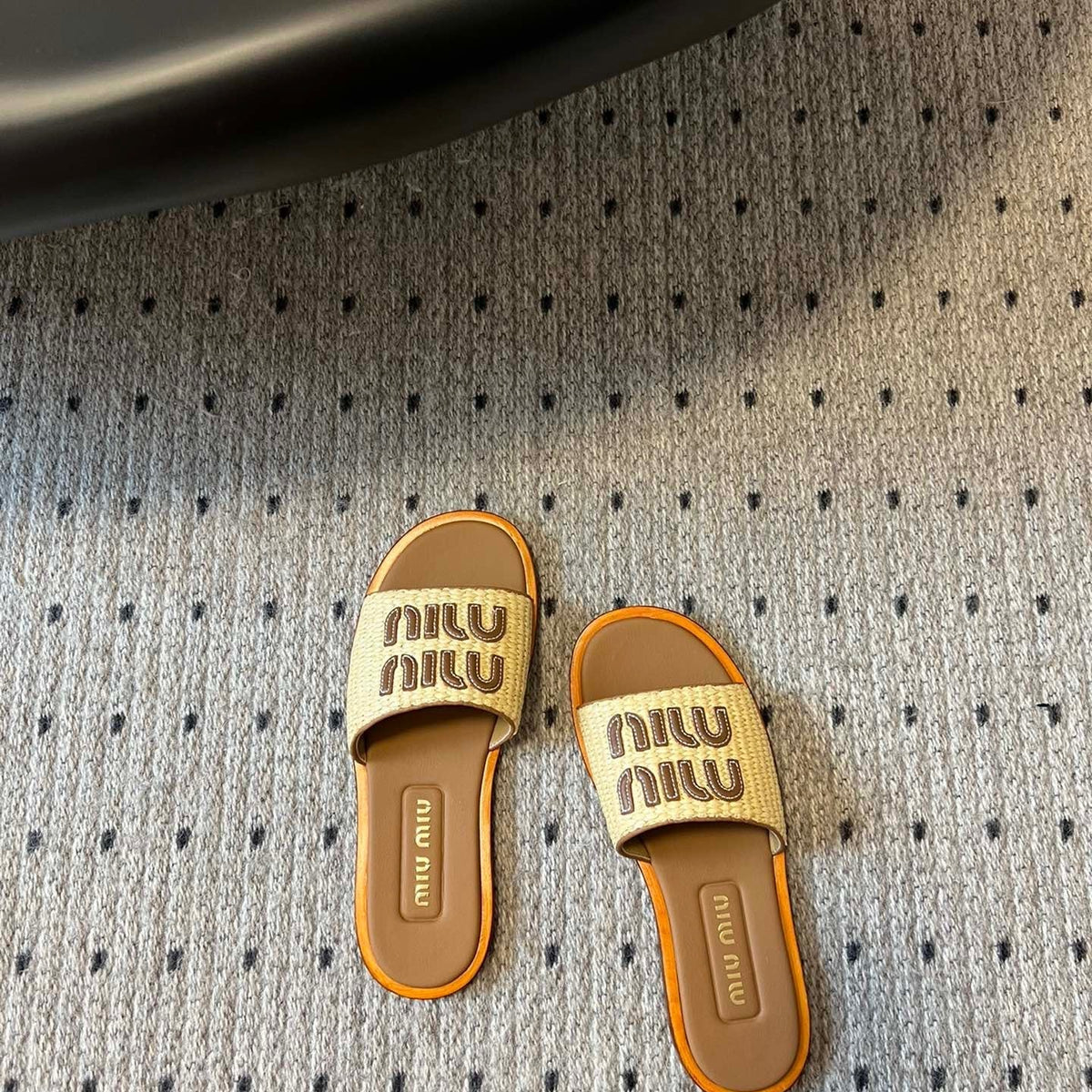 Shoes- Miu M Slides Luxury Lifestyle Designer Footwear
