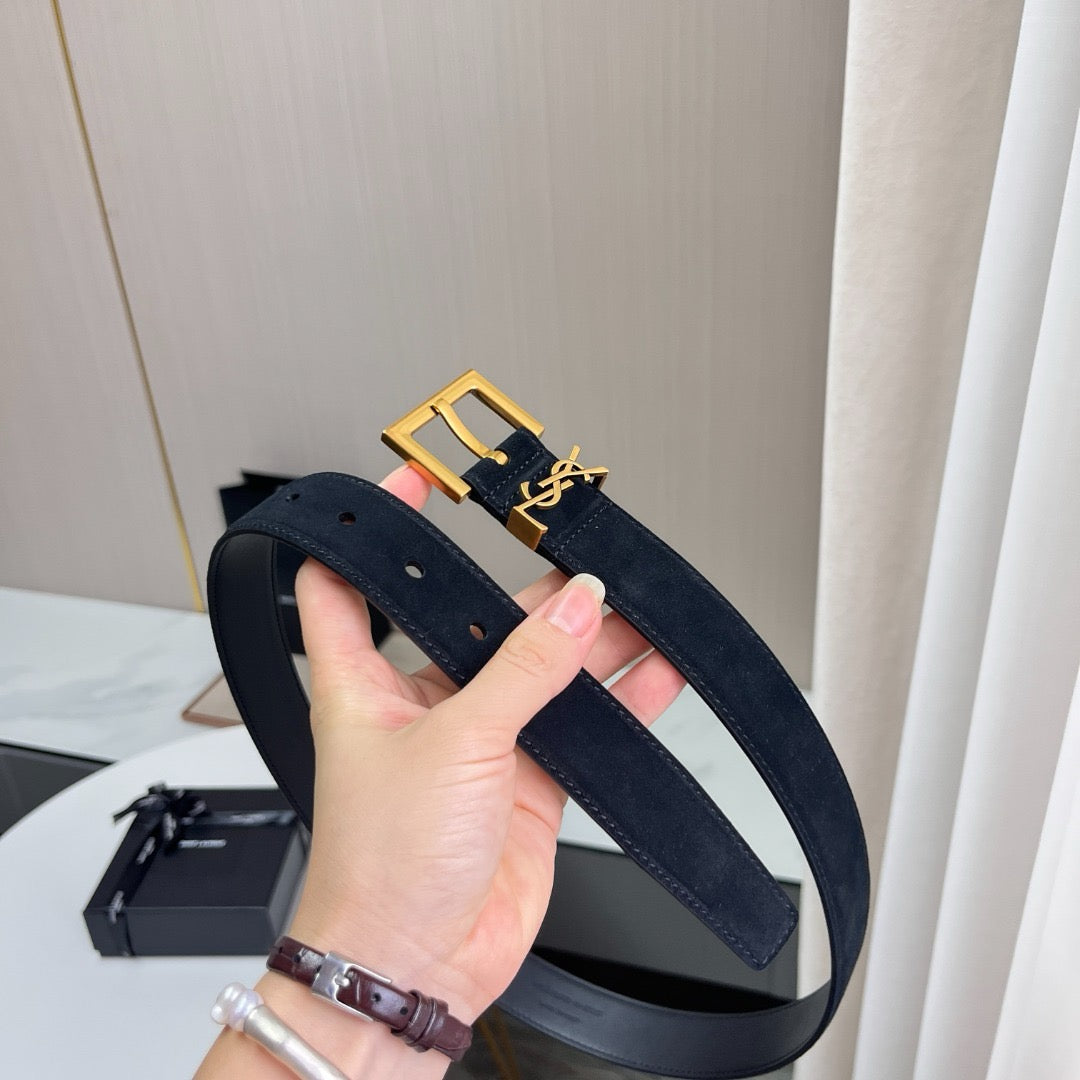 Saint Laurent Belts- Saint Laurent Belt 3 Cm Classic Everyday Designer Belt